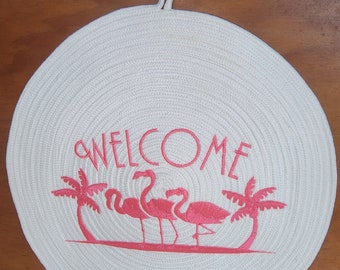 Homemade Woven Wall-hanging with Embroidery