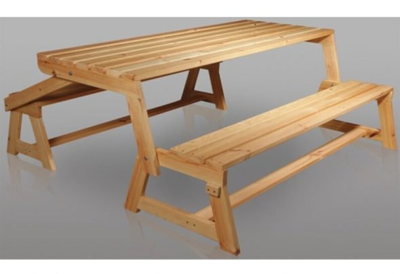 DIY Folding Table Bench Folding Picnic Table Bench Table PDF Plans