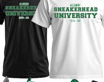 Jordan Pine Green Matching Shirt | Sneaker Tee for Pine Green 1s, 3s & Lucky Green Jordans | Green and White Shirt | Sneaker University