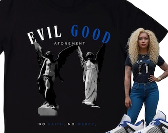 Jordan 4 Military Blue passendes Shirt, Jordan 4 Tee to Match, Sneaker Tees passend zu Jordan Military Blue 4s, Tee to Go mit Jordan 4s