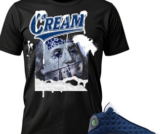 Air Jordan 13 Flint Matching Shirt | Jordan 13 Sneaker Match Tee | Sneakerhead Gift