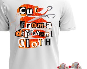 Shirt to Match Jordan 5 Sunset | Jordan 5 Sunset Matching Shirt | Sneaker Match Graphic Tee | Orange Pink Streetwear Tee