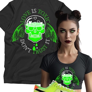 Camiseta Jordan Verde-limão com Tênis Combinando | Camiseta Volt, Verde Elétrico, Verde Sorte, Verde Pinho, Verde Brilhante | Look Jordan Retrô Combinando