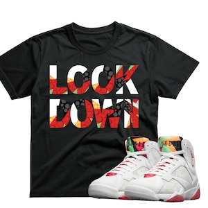 Chemises assorties à « What the » 5 Jordan | Vêtements Jordan 7 | T-shirt assorti aux chaussures | T-shirt assorti à la Jordanie | Dunks assortis | Chemise basket
