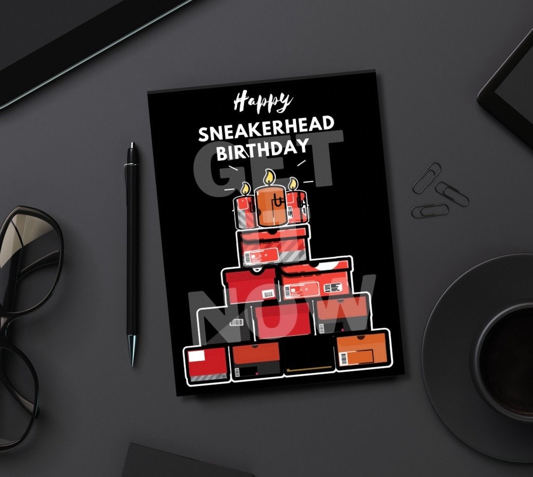 Sneakerhead Happy Birthday Card Sneakers, Sneakerhead Merch, Gift for