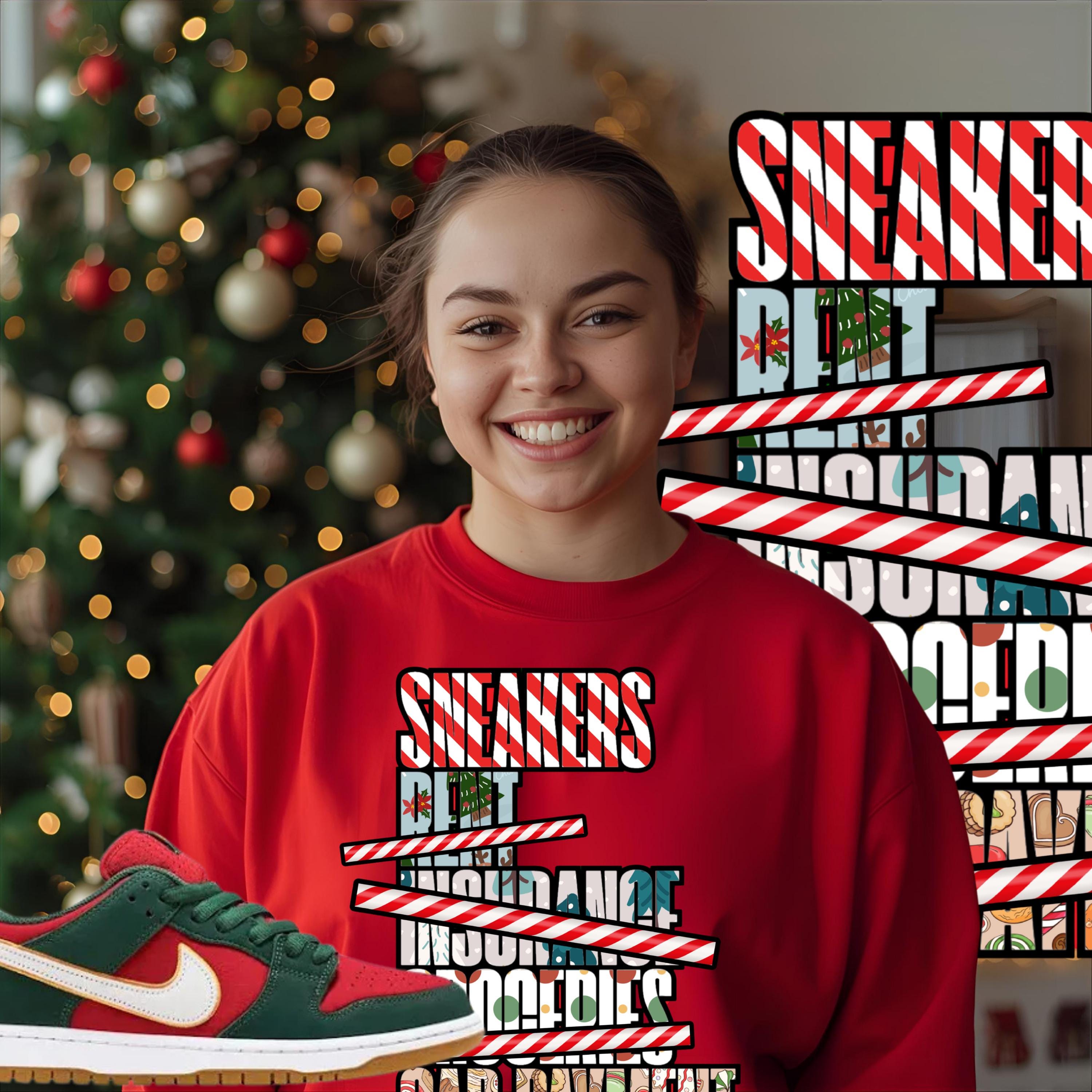 sneakerhead ugly christmas sweater