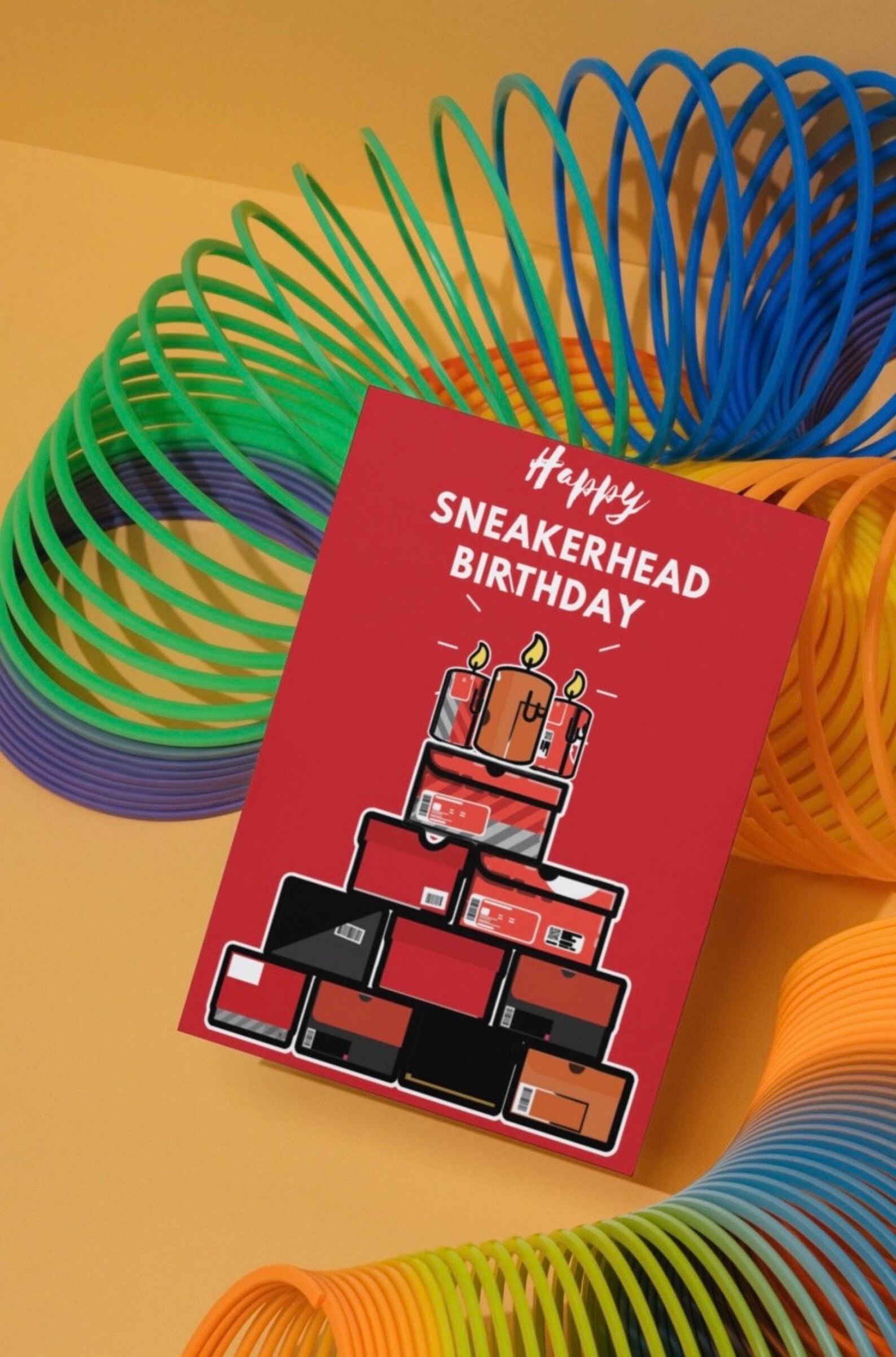 Sneakerhead Happy Birthday Card Sneakers, Sneakerhead Merch, Gift for Sneaker Lover, Shoe Lover
