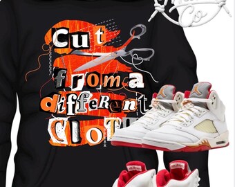 Jordan 5 Sunset Hoodie | Jordan 5 Sunset Matching hoodie | Hoodie to Match Jordan 5 Sunset Sneakers