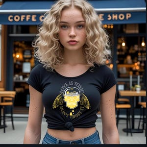 Thunder Vibes Sneaker Match Tee | Jordan 4 Yellow & Black Shirt