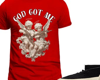 Shirt to Match AJ 4 Retro Toro Bravo 2026 – AJ4 Fire Red Black Cement Grey White Matching |Toro Bravo 4s Shirt | RETRO 3 “Santa”