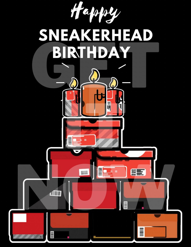 Sneakerhead Happy Birthday Card Sneakers, Sneakerhead Merch, Gift for