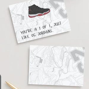 Sneakerhead Birthday Card | Funny Jordan Greeting Card | Printable Gift for Sneaker Lover | All-Occasion Digital Card for Him or Her