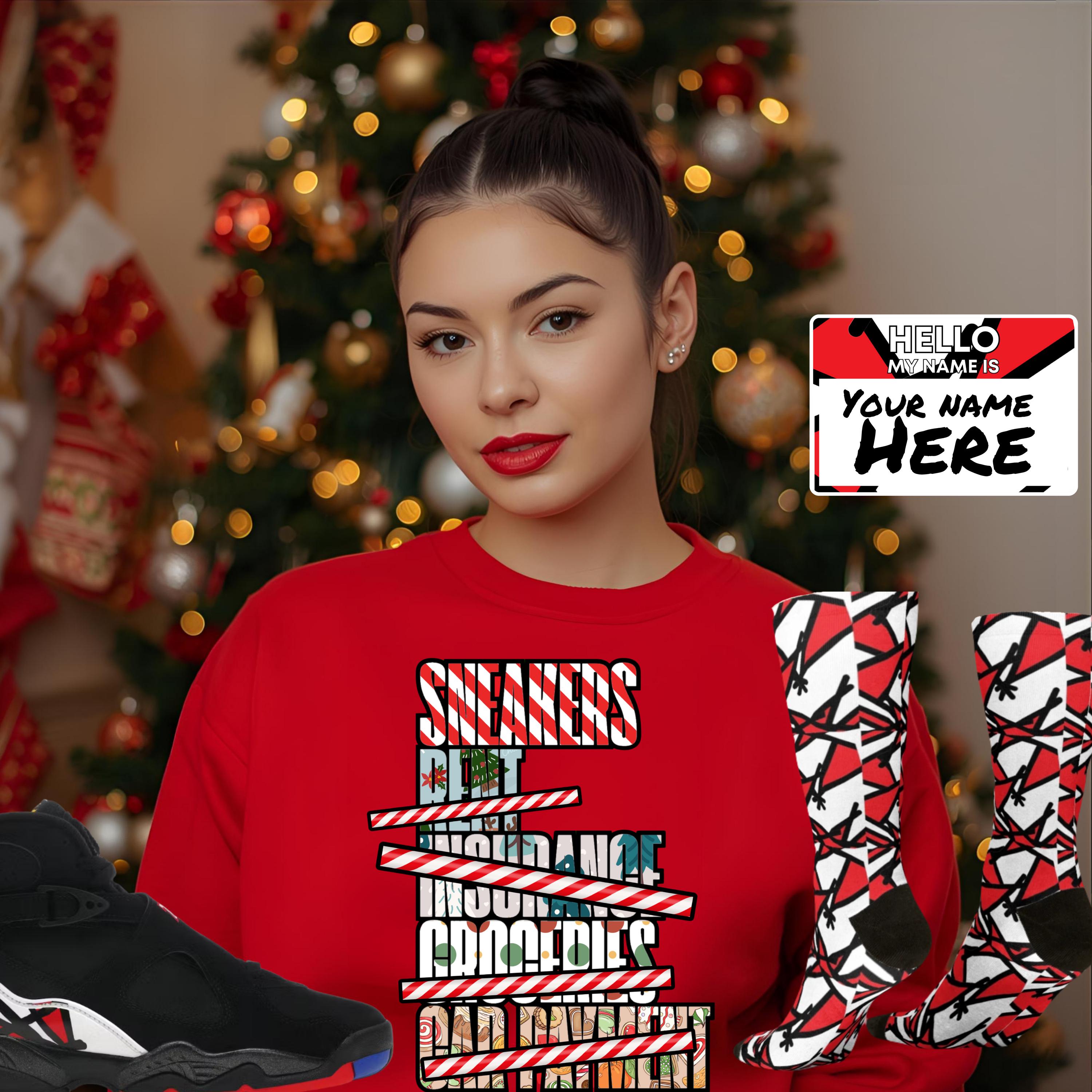 sneakerhead ugly christmas sweater
