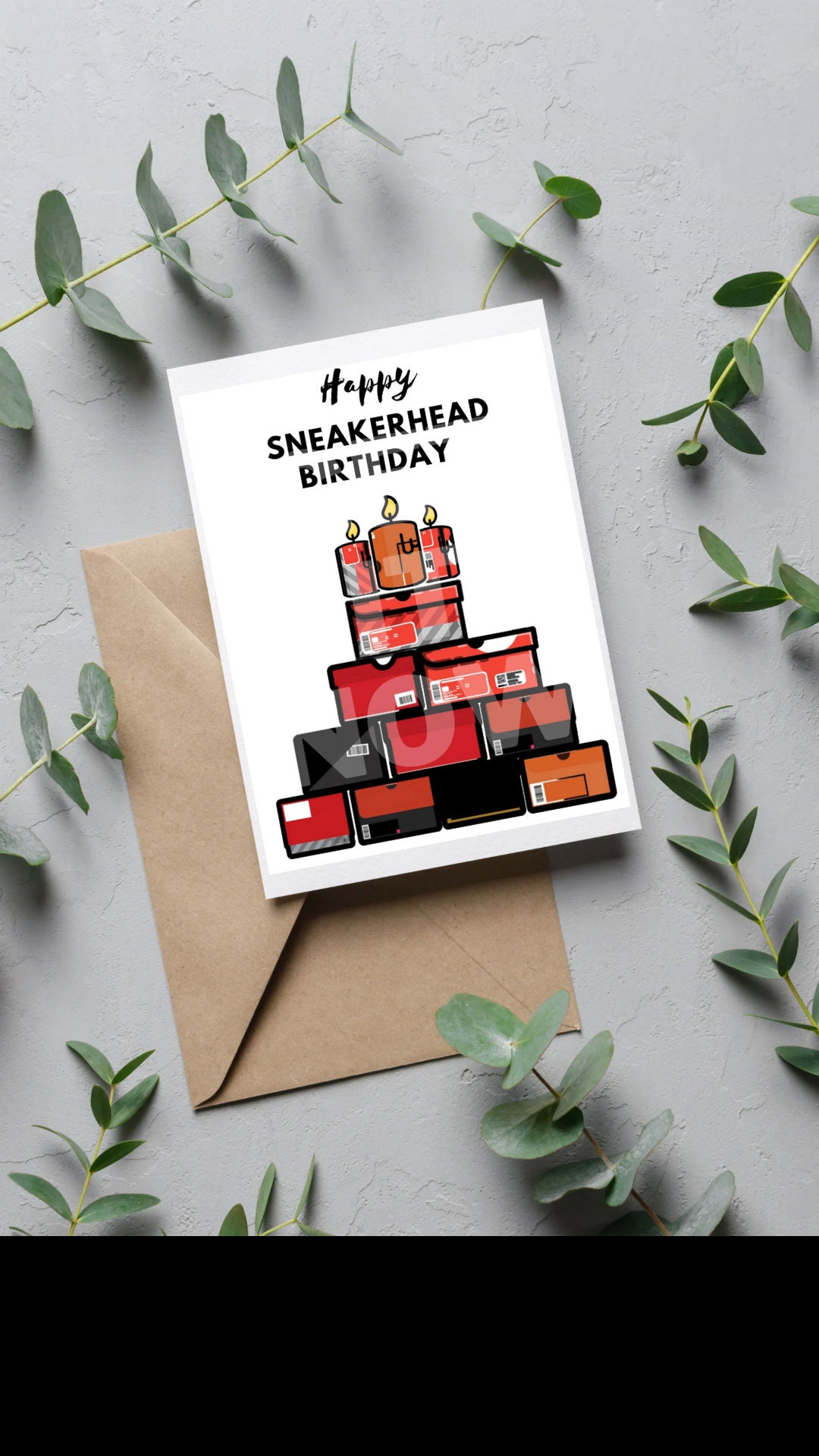 Sneakerhead Happy Birthday Card Sneakers, Sneakerhead Merch, Gift for