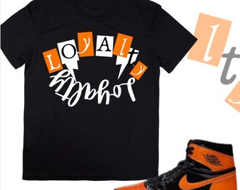Camiseta naranja Sneaker Match / Tablero destrozado / Jordan Starfish / Dunk Mars / Ajuste para césped