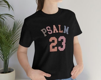 Salmo 23 Camiseta, Camisa de Dios, Camisa cristiana, Camisa de inspiración, Camisa bíblica, Camiseta de oración, Camiseta de fe, Regalos cristianos, Jesús