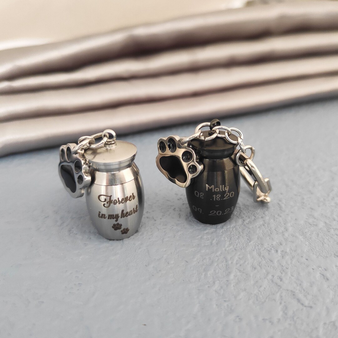 Personalized Dog Ashes Keepsake,pet Urns Keychain for Dogs,cremation