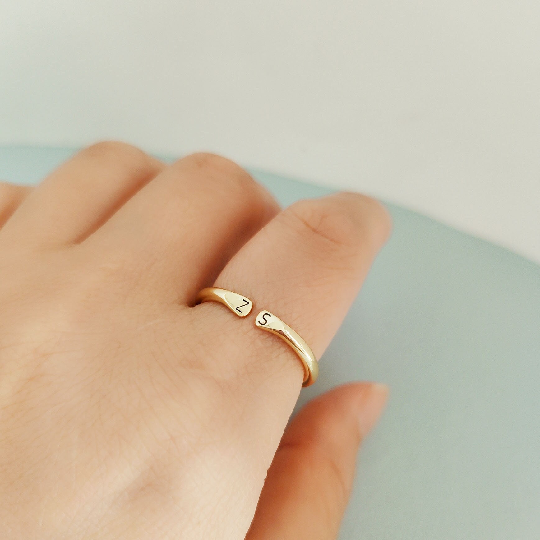Rose Gold Pocket Wedding Ring Holder