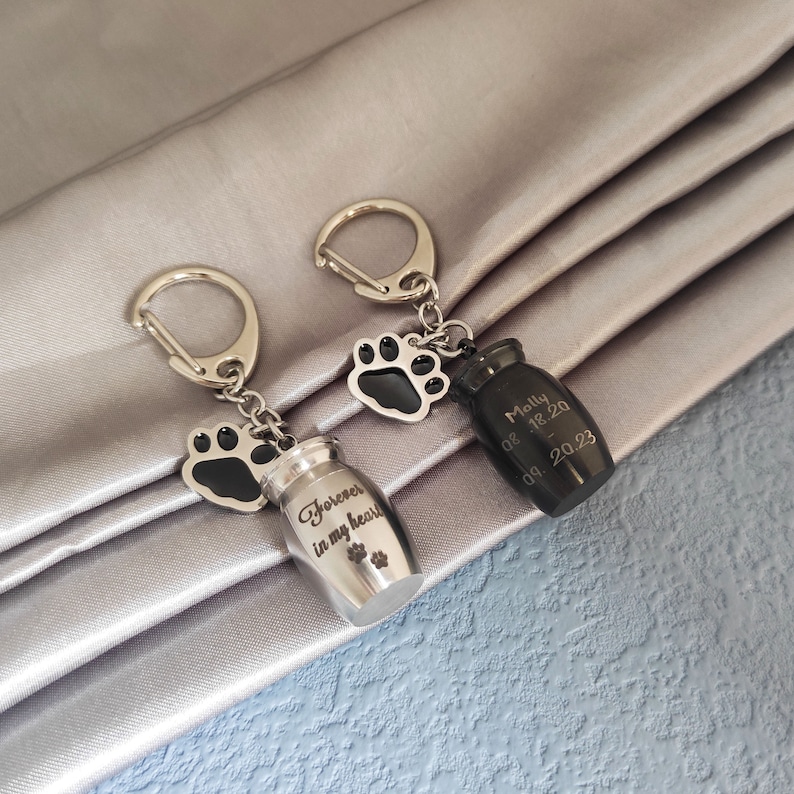 Personalized Dog Ashes Keepsake,pet Urns Keychain for Dogs,cremation