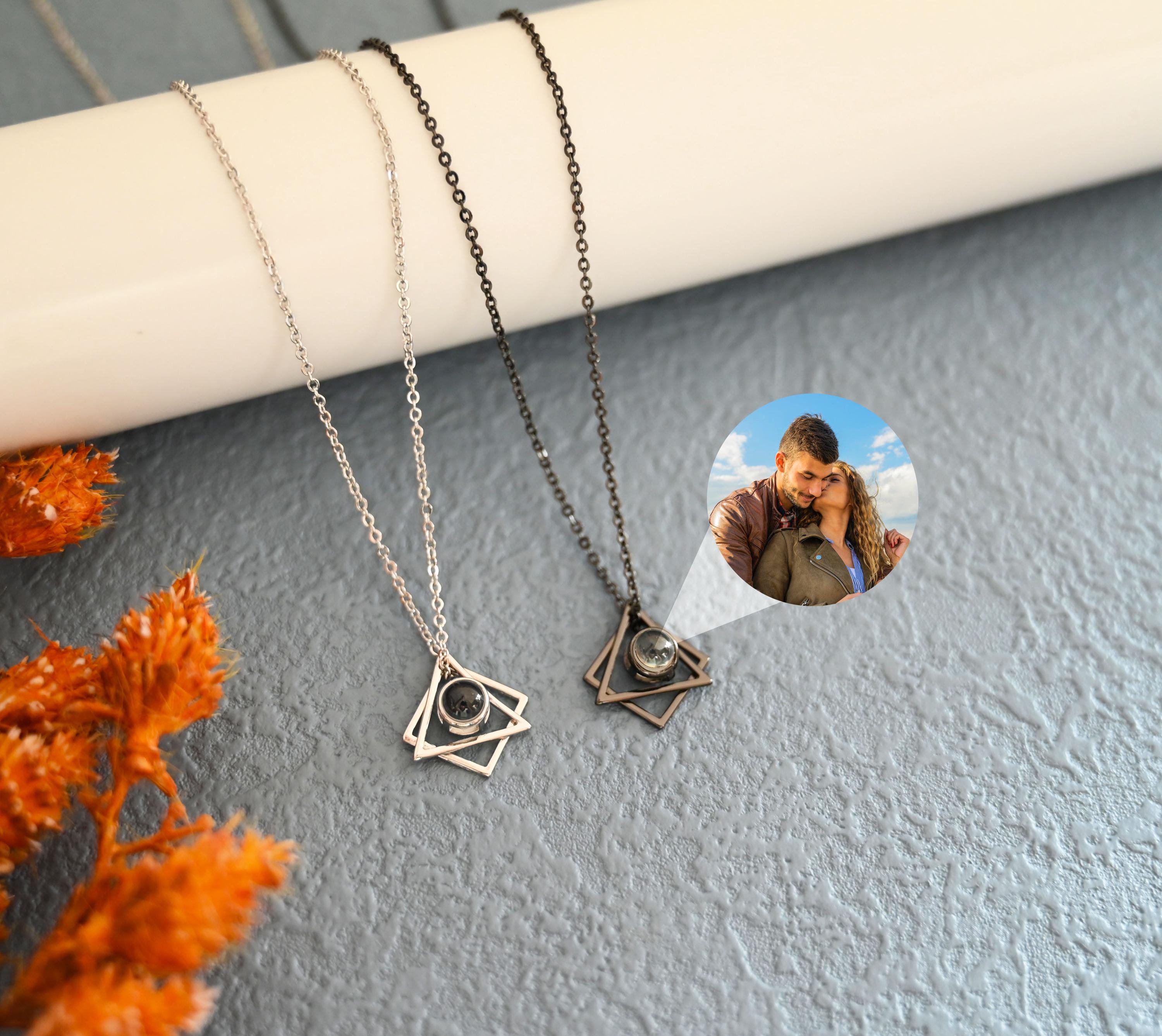 Triangle Square Necklace - Etsy