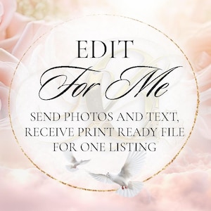 Edit My 4 Page Template or Trifold | Get A Print Ready Funeral Template