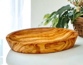 Olive Wood  Small Oval Dish 10-14 cm