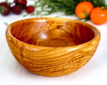 Olive Wood Handcrafted Side Bowl | Great for Sides, Nuts, Condiments, Spices Etc | Various Sizes