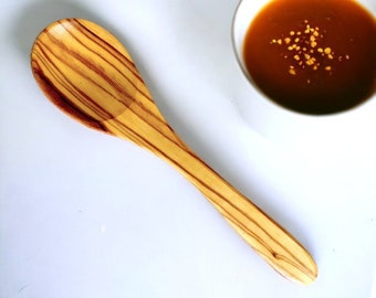 Kaffeelöffel aus Olivenholz 13 und 16 cm