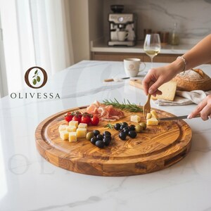 Tabla de cortar de madera / Tabla de picar de madera hecha a mano en el Reino Unido / Regalo de cocina natural / Tabla para servir