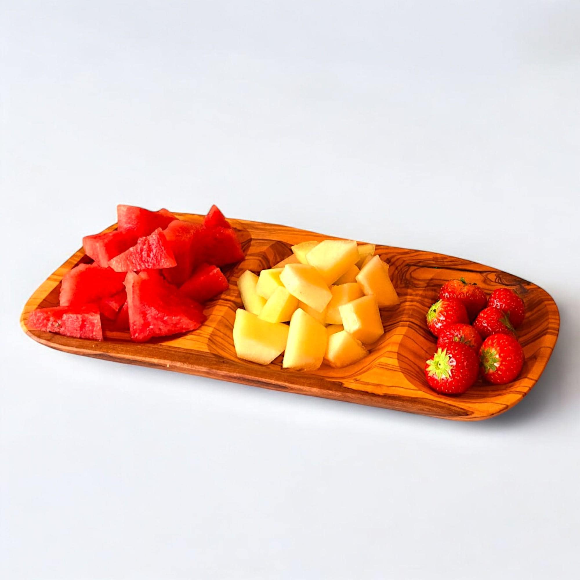 Darido Vassoio In Legno D'Ulivo A Forma Di Cuore 20cm, Fatto A Mano, Per Antipasti, Tapas, Noci E Decorazioni