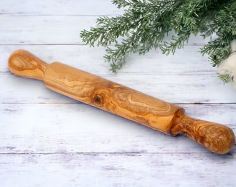 Olive Wood Rolling Pin 40 to 50 cm, baking pin, kitchen utensis, restaurant, kitchen, gift for chef , gift for parents, gift