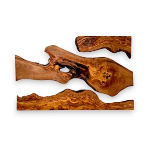 Stukken olijfhout, olijfhout voor doe-het-zelvers, olijfhout voor epoxy, olijfhout voor hars, hout voor kunst, olijfhouten platen