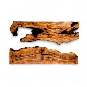 Stukken olijfhout, olijfhout voor doe-het-zelvers, olijfhout voor epoxy, olijfhout voor hars, hout voor kunst, olijfhouten platen