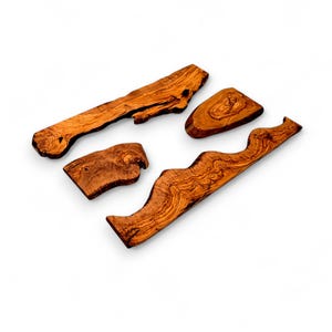 Stukken olijfhout, olijfhout voor doe-het-zelvers, olijfhout voor epoxy, olijfhout voor hars, hout voor kunst, olijfhouten platen