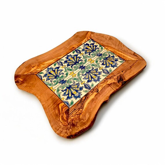 Art Nouveau - Plateau de service - Bois vernis