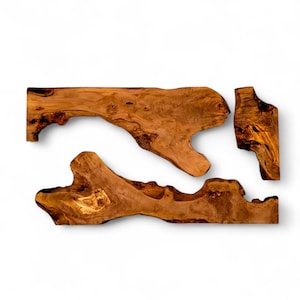 Stukken olijfhout, olijfhout voor doe-het-zelvers, olijfhout voor epoxy, olijfhout voor hars, hout voor kunst, olijfhouten platen