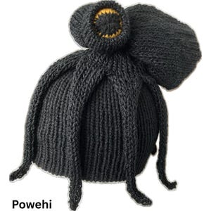 Knitted Octopus Beanie: Lightweight Acrylic Aran Yarn - Reef Range