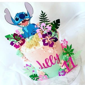 Stitch cake topper set image 1