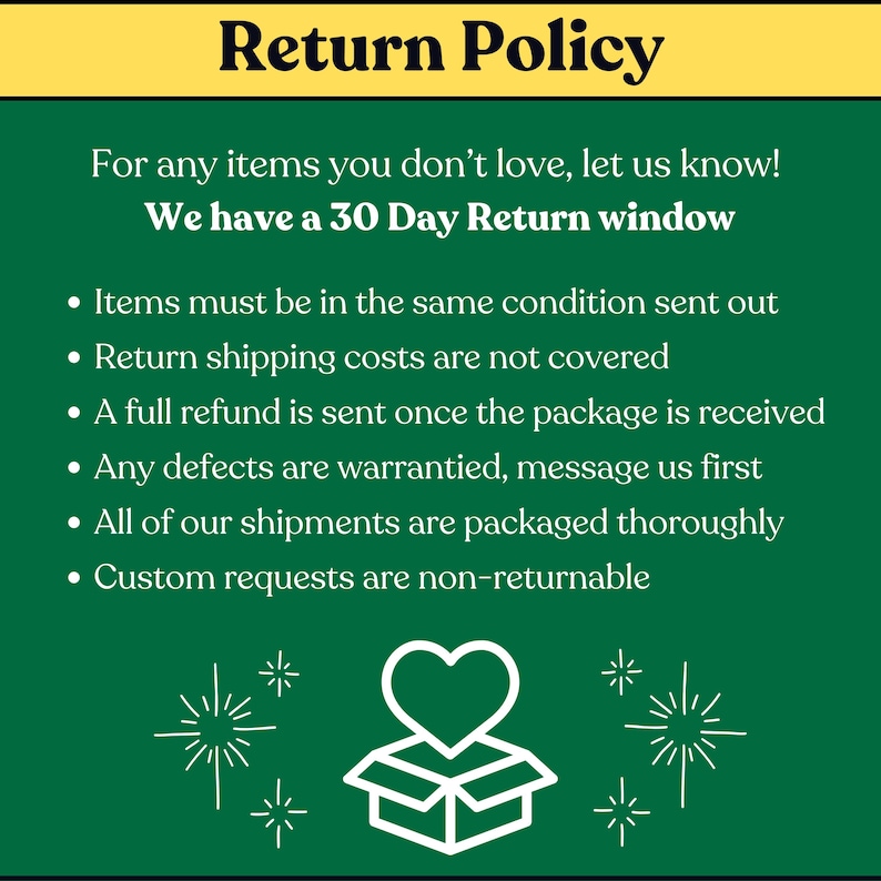 The XS Designs return policy graphic for snake and gecko humid hides