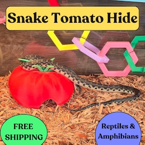 Snake Enrichment, Reptile Hide, Reptile Accessories, Cornsnake, or other Snakes like Gopher, Garter, Sand Boa, Hognose, Tomato Hide