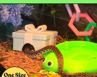 Snake Enrichment Gift Box humid hide  Reptile & Amphibian Functional Decor