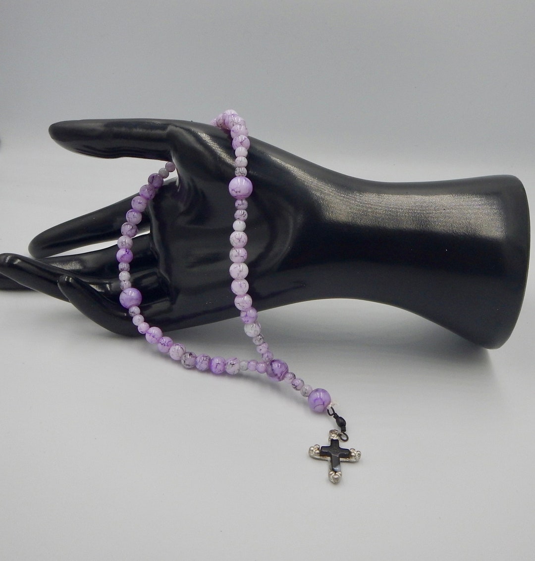 Painted Glass Anglican Rosary - Etsy Australia