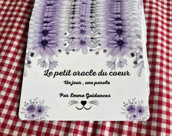 Le petit oracle du cœur, un jour, une parole - Oracle divinatoire sans livret.