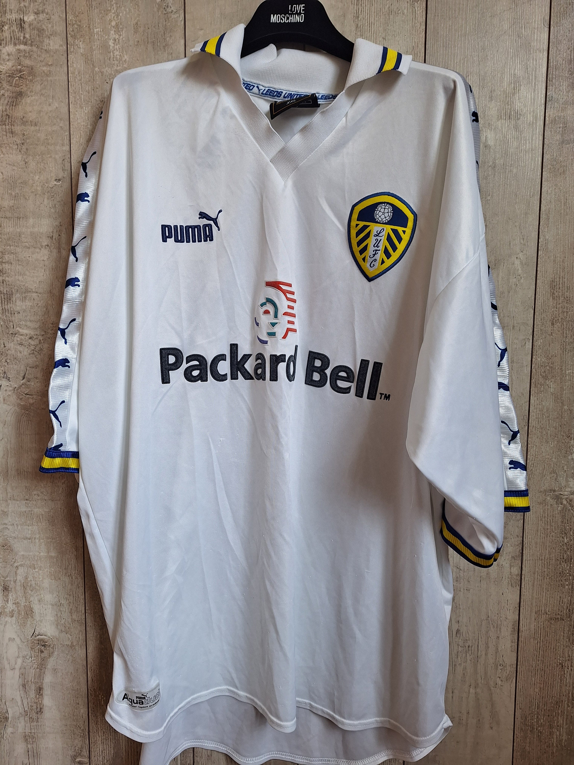 Maillot de football domicile Leeds United FC 2000 2001 maillot de football haut