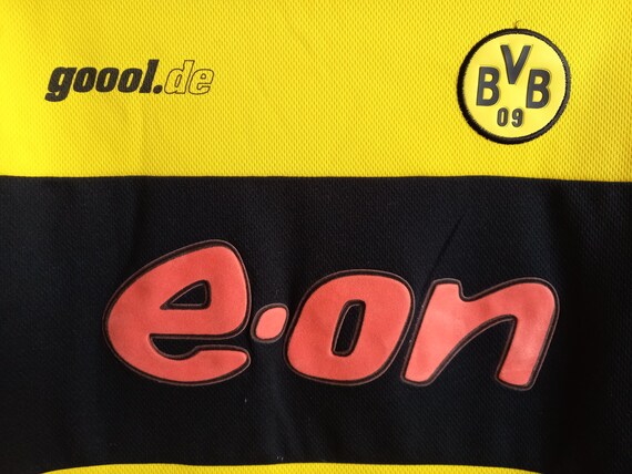 borussia dortmund fc home football shirt 2002/200… - image 5