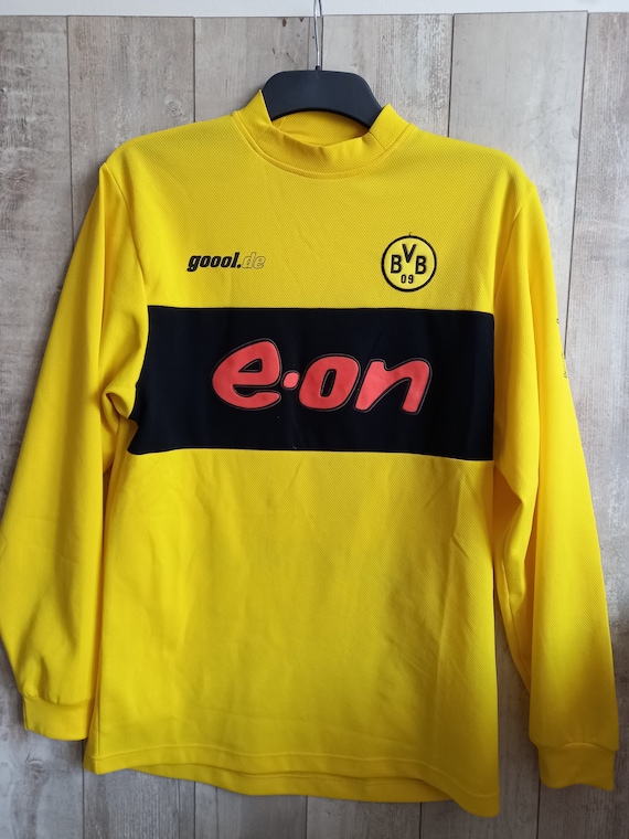 borussia dortmund fc home football shirt 2002/200… - image 4