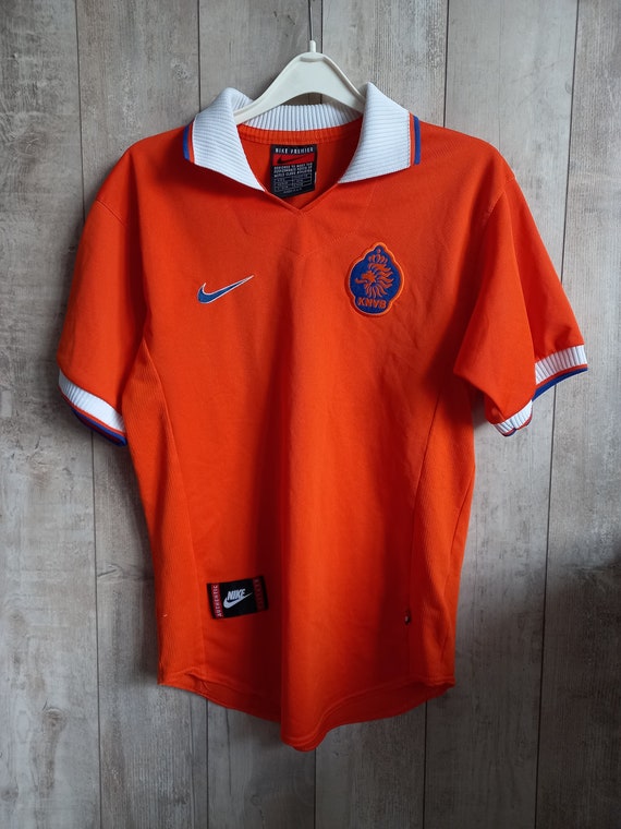 Stryker Netherlands Soccer Team Shirt Adult Orange Knvb (Small)