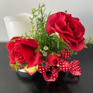 Bottle Bouquet Holder, Make Floral Bouquets that Clip on to Wine Bottles and Candles, Floral Supplies, DIY Wedding Table Flower Arranging, image 9