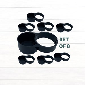 Set of 8 Bottle Bouquet Holders, Make Flower Bouquets that Clip on Wine Bottles and Candles, Floral Supplies, DIY Wedding Flower Arranging