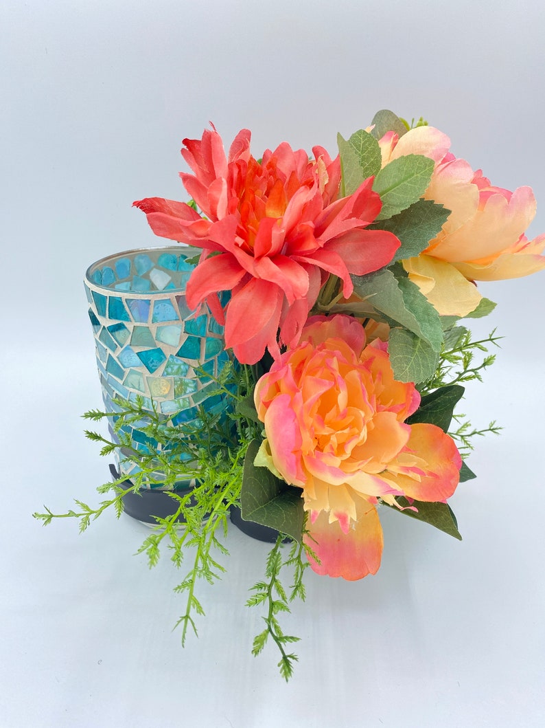 Bottle Bouquet Holder, Make Floral Bouquets that Clip on to Wine Bottles and Candles, Floral Supplies, DIY Wedding Table Flower Arranging, image 4